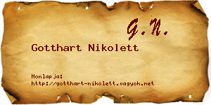 Gotthart Nikolett névjegykártya